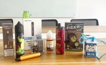 Thuốc lá điện tử đội lốt hộp sữa, đồ chơi