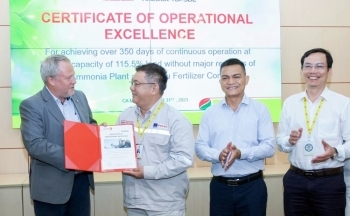 Nhà máy Đạm Cà Mau thêm kỷ lục mới về vận hành an toàn hơn 350 ngày