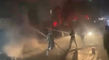 Hà Nội: Cháy chợ Nông Lâm tại quận Bắc Từ Liêm