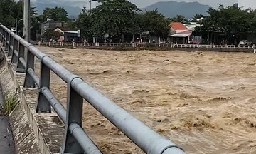 Khánh Hòa: Cảnh báo ngập lụt hạ lưu sông Cái Nha Trang