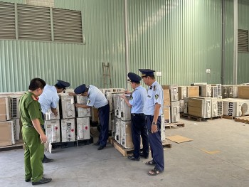 Bình Dương: Thu giữ gần 1.000 sản phẩm điện máy không rõ nguồn gốc