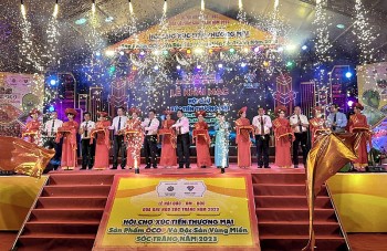 Sóc Trăng: Khai mạc Hội chợ xúc tiến thương mại sản phẩm OCOP và đặc sản vùng miền