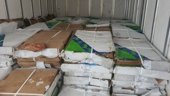Hà Nội: Phạt 90 triệu đồng, buộc tiêu hủy 5,6 tấn nội tạng đông lạnh nhập lậu