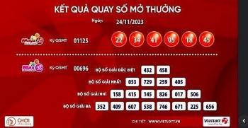 Một khách hàng trúng Jackpot trị giá 96,2 tỷ vào tối nay 24/11
