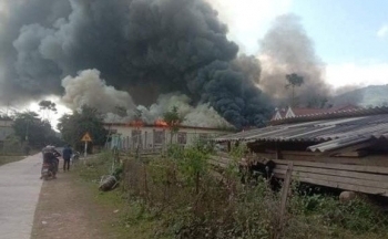 Sơn La: Cháy khu nhà ở bán trú, một học sinh tử vong