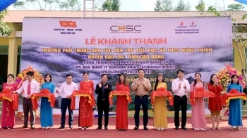 PV GAS tài trợ 5 tỷ đồng xây dựng Trường Phổ thông dân tộc bán trú Tiểu học THCS Hưng Thịnh
