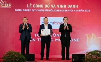 MobiFone được tôn vinh là “Doanh nghiệp đạt chuẩn văn hóa kinh doanh Việt Nam” năm 2023