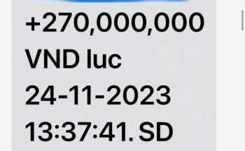 Chuyển nhầm 270 triệu đồng cho bữa ăn trưa: Thông tin mới nhất