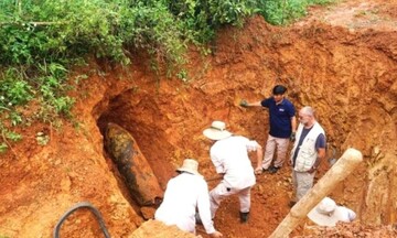 Quảng Bình: Liên tiếp phát hiện bom “khủng” còn sót lại sau chiến tranh