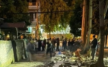 Hà Giang: Sập tường rào trường tiểu học, 4 người thương vong