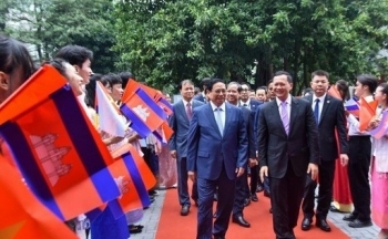 Sinh viên Việt Nam, Campuchia nỗ lực học tập thật tốt, cùng nhau vun đắp những tình bạn tốt đẹp