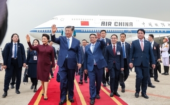 Thủ tướng Phạm Minh Chính đón Tổng Bí thư, Chủ tịch nước Trung Quốc Tập Cận Bình