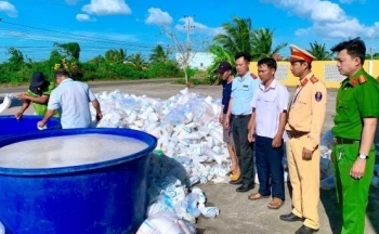 Bạc Liêu: Tiêu hủy hơn 2,7 triệu con tôm giống không có giấy chứng nhận kiểm dịch