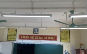 Mô hình đèn chiếu sáng học đường ở Nghệ An: Sáng hơn, tiết kiệm hơn