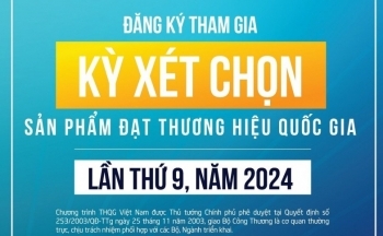 Đăng ký tham gia xét chọn sản phẩm đạt Thương hiệu quốc gia Việt Nam lần thứ 9 năm 2024