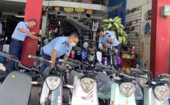 Bà Rịa – Vũng Tàu: Kinh doanh xe đạp điện không rõ nguồn gốc, một cửa hàng bị phạt 45 triệu đồng