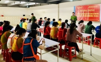 Thanh Hóa: Hơn 1.000 công nhân được phổ biến pháp luật về phòng cháy chữa cháy