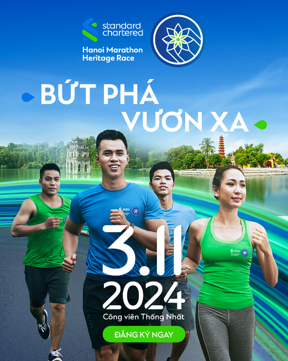 Bứt phá, vươn xa - Standard Chartered Marathon Di sản Hà Nội 2024 chính thức mở đăng ký