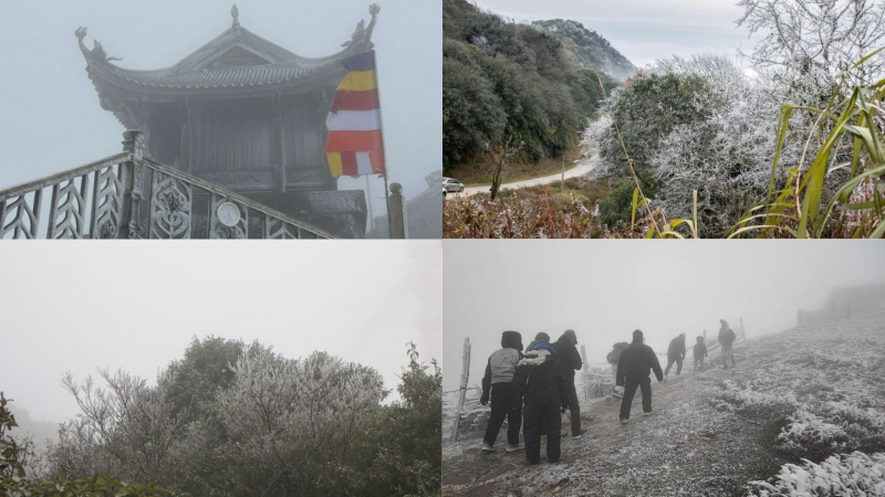 Video cận cảnh các điểm săn băng tuyết trong giá rét dưới 0 độ C