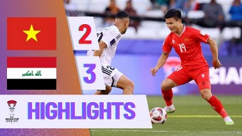 Video những tình huống đôi công hấp dẫn trong trận Việt Nam 2 - 3 Iraq