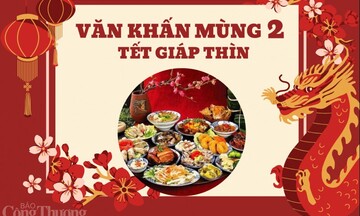 Văn khấn mùng 2 Tết Giáp Thìn đầy đủ, chính xác nhất
