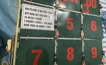 Nhà trọ nghỉ chân giá 50.000 đồng ở chùa Hương