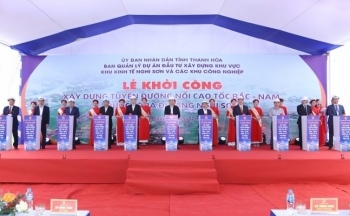 Thanh Hóa: Khởi công xây dựng Dự án đường nối cao tốc Bắc – Nam, Quốc lộ 1A đi cảng Nghi Sơn