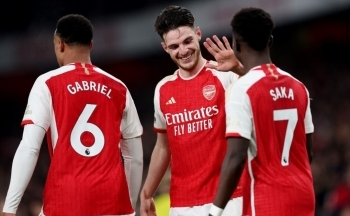 Kết quả bóng đá hôm nay 25/2: Arsenal thắng đậm Newcastle; Hà Nội FC thắng trên sân nhà