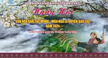 Từ 9-10/3, diễn ra ngày hội văn hóa dân tộc Mông - Mùa hoa lê huyện Bảo Lạc