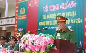 Đắk Lắk: Trung đoàn Cảnh sát cơ động Tây Nguyên tổ chức khóa huấn luyện quân năm 2024