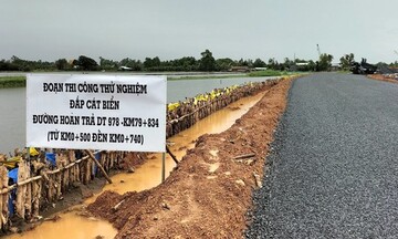 Quảng Ninh: Nghiên cứu thí điểm dùng cát biển làm nền đường tại nhiều dự án