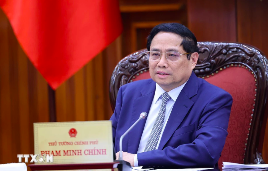 Thủ tướng chủ trì cuộc họp trực tuyến về đường dây 500 kV mạch 3