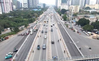 Hà Nội: Những phương tiện được lưu thông trên hai nhánh cầu vượt Mai Dịch