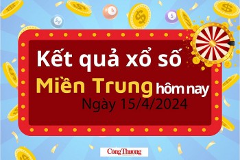 Kết quả Xổ số miền Trung ngày 15/4/2024, KQXSMT ngày 15 tháng 4, XSMT 15/4, xổ số miền Trung hôm nay