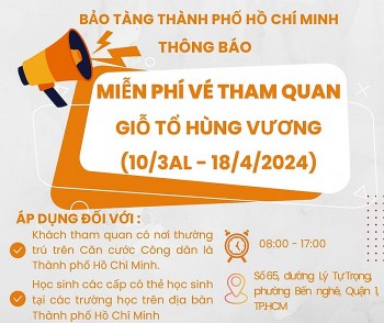 Giỗ Tổ Hùng Vương: Nhiều bảo tàng miễn phí vé tham quan cho người dân
