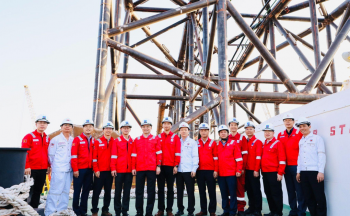Khởi công thi công biển và ghi nhận 2,3 triệu giờ an toàn dự án phát triển mỏ Đại Hùng pha 3