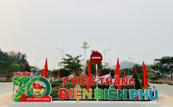 Điện Biên Phủ rực rỡ cờ hoa trước ngày lễ lớn