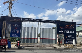 Bình Dương: Vừa khởi công, chủ đầu tư dự án A&T Sky Garden đã vội 'gặt lúa non'