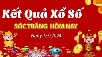 XSST 1/5, Kết quả xổ số Sóc Trăng hôm nay 1/5/2024, KQXSST thứ Tư ngày 1 tháng 5