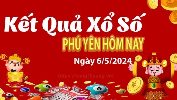 XSPY 6/5, Kết quả xổ số Phú Yên hôm nay 6/5/2024, KQXSPY thứ Hai ngày 6 tháng 5