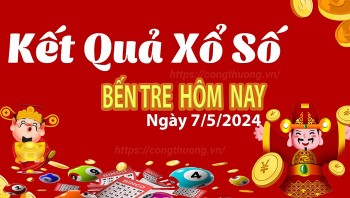 XSBTR 7/5, Xem kết quả xổ số Bến Tre hôm nay 7/5/2024, xổ số Bến Tre ngày 7 tháng 5