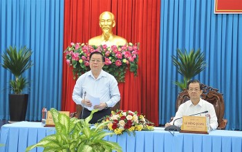 Đoàn Tiểu ban Văn kiện Đại hội XIV làm việc với Ban Thường vụ Tỉnh ủy An Giang