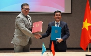 Chùm ảnh: Khóa họp lần thứ 11 UBLCP Việt Nam - Kazakhstan