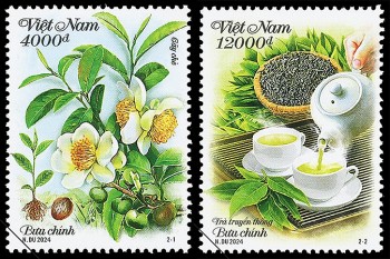 Chính thức phát hành bộ tem “Cây chè”