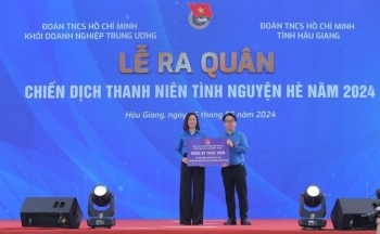 Petrovietnam tặng nhiều công trình an sinh tại Lễ ra quân Chiến dịch thanh niên tình nguyện hè 2024