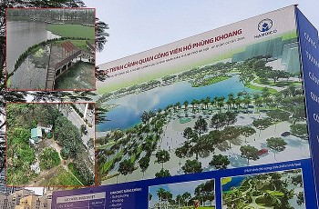 Công viên hồ điều hòa Phùng Khoang chậm tiến độ 7 năm, bỏ hoang, nhếch nhác: Vì sao?