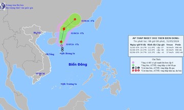 Tin Áp thấp nhiệt đới trên Biển Đông ngày 31/5
