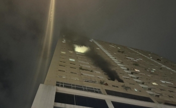 Hà Nội: Cháy chung cư C14 Bắc Hà phường Trung Văn, nhiều người tháo chạy