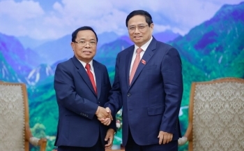 Thủ tướng Phạm Minh Chính tiếp Chủ nhiệm Ban Kiểm tra Trung ương, Tổng Thanh tra Nhà nước Lào