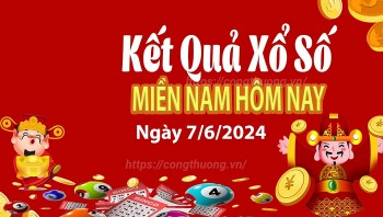 Kết quả Xổ số miền Nam ngày 7/6/2024, KQXSMN ngày 7 tháng 6, XSMN 7/6, xổ số miền Nam hôm nay